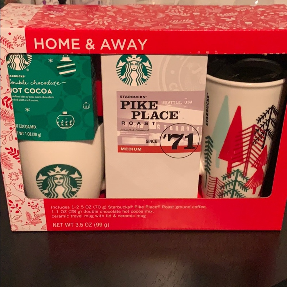 Starbucks home and away set
